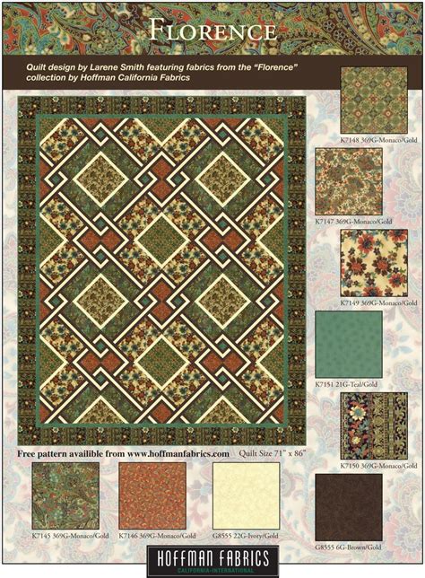 hoffman fabrics free patterns